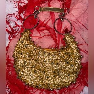 Gold Beaded Gorgeous Aldo Bag